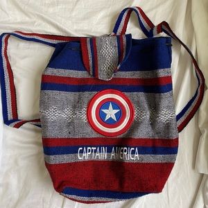 ❤️💙captain america stitched backpack!✨
